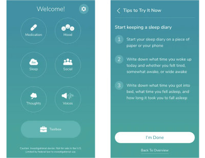 Pear Therapeutics app is undergoing extensive research, including clinical trials with mental health professionals, and applying for FDA clearance.